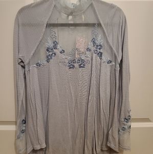 Free People blue top size small